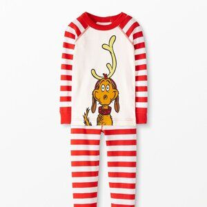 Kids Dr. Seuss Grinch Long John Pajama Set NWT - unisex